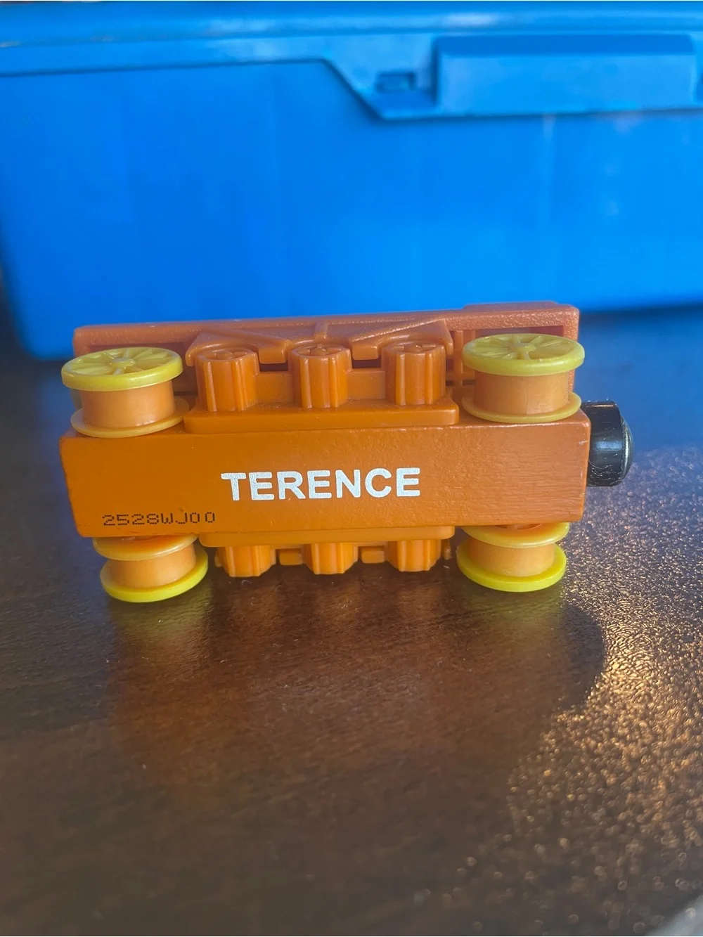 Thomas the Train Terence Tractor Wooden Railway Rare Friends Vintage Orange
